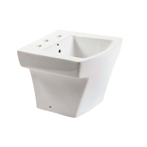 Bidet Hall Blanco Con Lluvia 3 Agujeros Roca