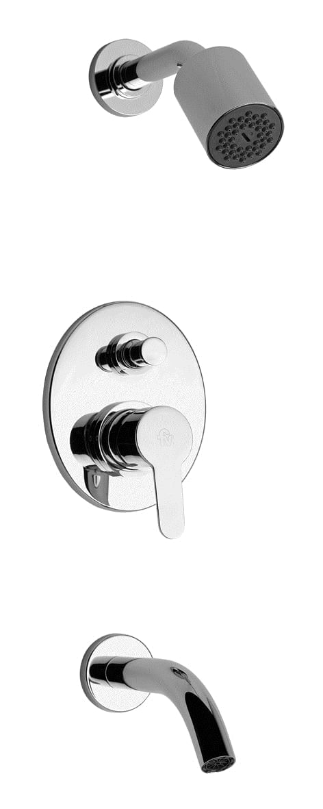 Grifería De Bañera Y Ducha Monocomando Puelo Fv