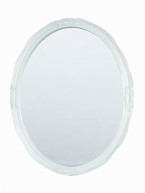 Espejo Oval Breneghy Blanco Misiones