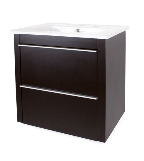 Vanitory Colgante Marbella Wengue 60 Cm 3A Abc Muebles