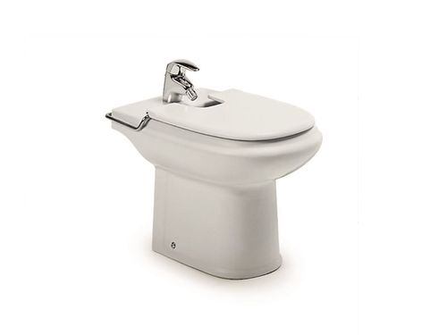 Bidet Blanco Dama 1 Orificio Con Lluvia Roca