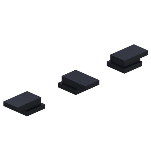 Grifería Bidet Negro Block Plane Black 34007 Hidromet