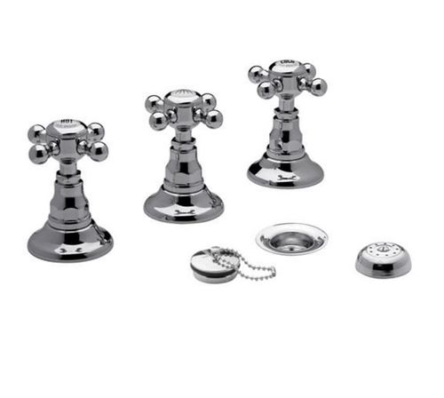 Juego Bidet Vermont Cruz Cromo 295/83 Fv