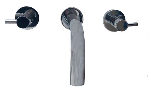 Juego Lavatorio Pared Jet 3780 Cromo Hidromet