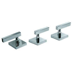 Grifería Bidet 3 Agujeros Hidromet Block Lever Cromo 3407