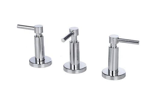 Grifería Bidet 3 Agujeros Play Lever Cromo 2707 Hidromet