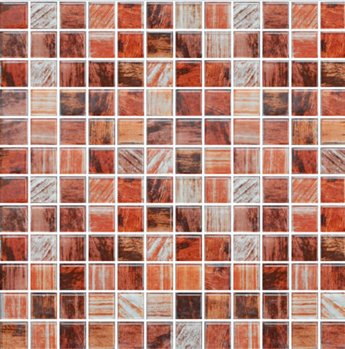 Malla Materia Rojo Mosaico 30X30 Cm. Cerámica Piú