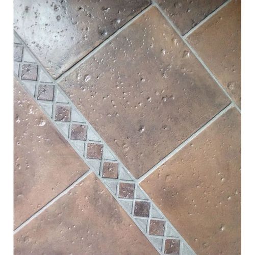 Piso Terra Terracota Matizado 40X40 0.64M 180 Mosaicos Lanik