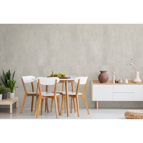 Porcellanato Piso Manhattan White 80X80 Cm 1.92M2 Cerámica Alberdi