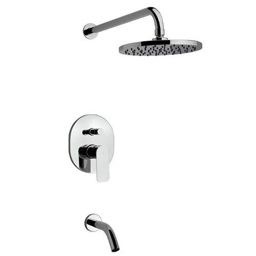 Grifería Monocomando Para Bañera Y Ducha Coty 106/D9 Cromo Fv