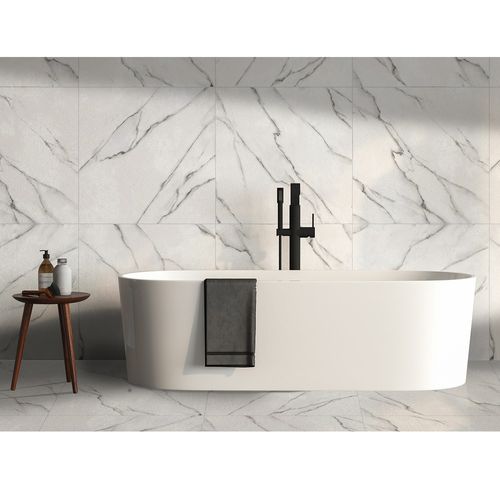 Piso Porcellanato Bari Bianco 80X80 1.92-32 M2 Cerámica Alberdi