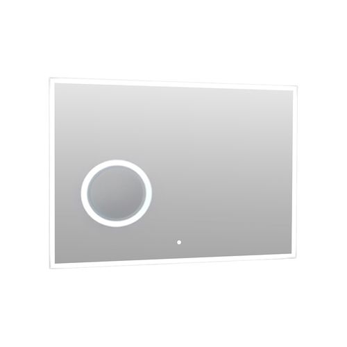 espejo led luz lateral 100x70cm zoom