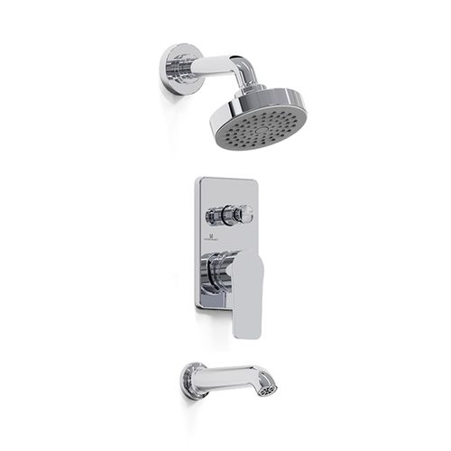 Ducha Con Transferencia Monocomando Small Cromo Hidromet