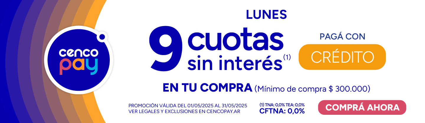 9 cuotas sin interés con Cencopay | BLAISTEN