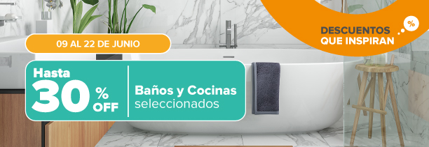 Feria de descuentos | Hasta 30% Baños y Cocinas seleccionados | BLAISTEN