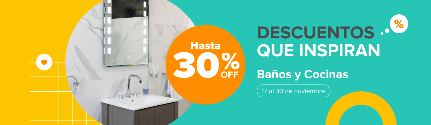 Hasta 30% en baños y cocinas | BLAISTEN