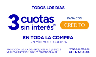 Cencopay | 3 cuotas sin interés | BLAISTEN
