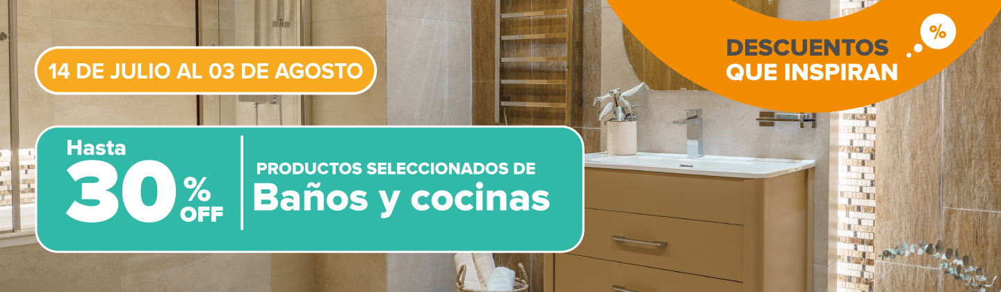 Hasta 30% en baños y cocinas | BLAISTEN