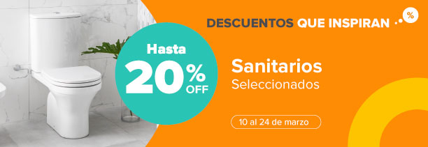 Feria de descuentos | Hasta 20% en Sanitarios | BLAISTEN