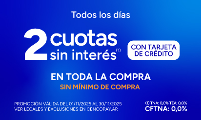 Cencopay | 2 cuotas sin interés | BLAISTEN