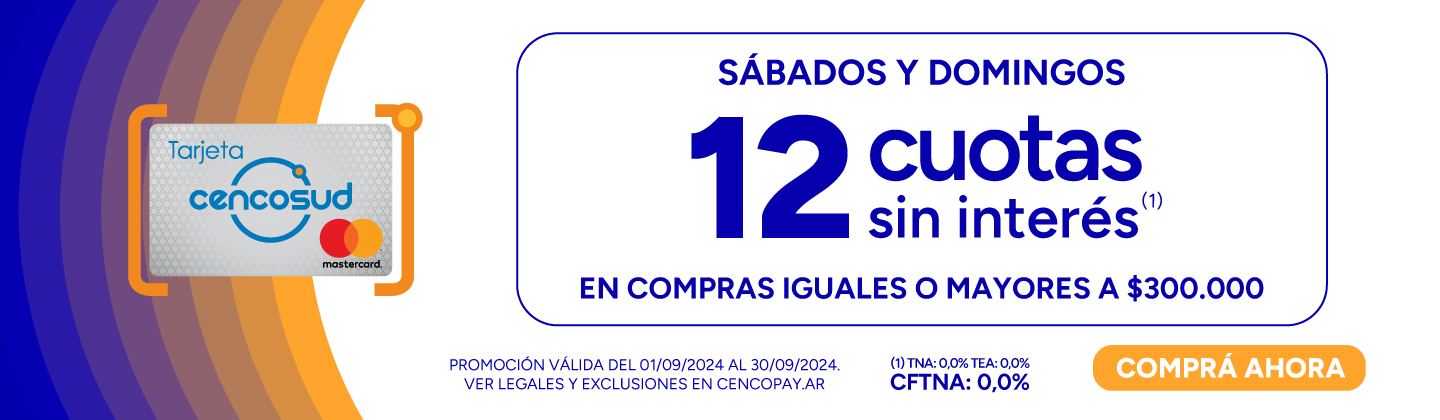 Tarjeta Cencosud | 12 cuotas sin interés | BLAISTEN