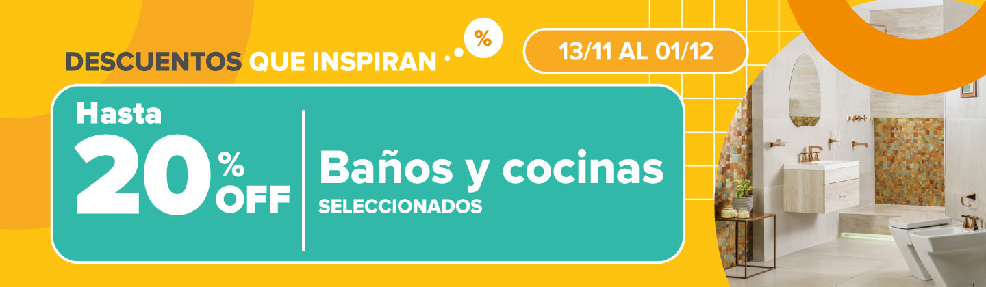 Feria de descuentos | Hasta 20% en baños y cocinas | BLAISTEN