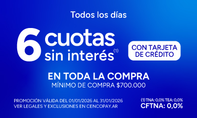 Cencopay | 6 cuotas sin interés | BLAISTEN