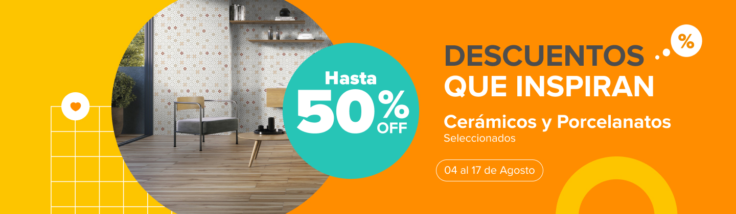 Feria de descuentos | Hasta 50% en Porcelanatos y Cerámicos | BLAISTEN