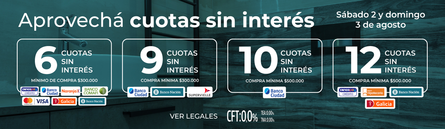 Financiación | Cuotas sin interés | BLAISTEN